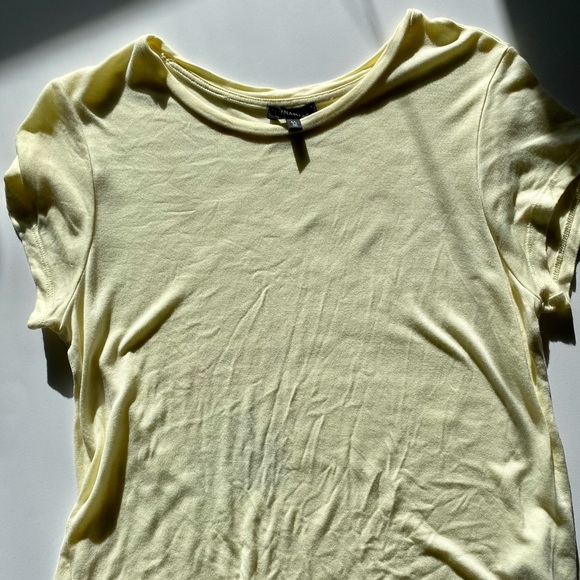 Dynamite Baby Yellow Crop Tee - Picture 4 of 5